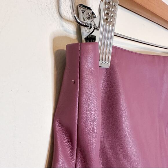 NWT Anthropologie Maeve Faux Leather Skirt - Picture 3 of 6